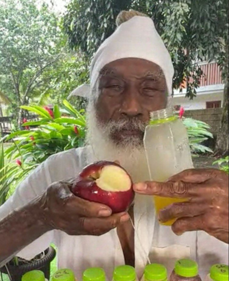 Dr, Aris said he starts his day with coconut water and drinks a gallon of fruit or vegetable juice throughout the day
