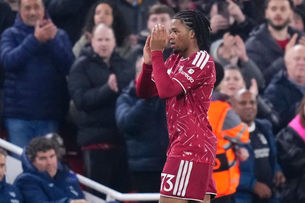 Rio Ngumoha left winger of Liverpool and England is replaced during the UEFA Champions League 2026/27 League Phase MD3 match between Liverpool FC and Villarreal CF at Anfield on October 20, 2026 in Liverpool, United Kingdom. (Photo by Jose Breton/Pics Action/NurPhoto via Getty Images)