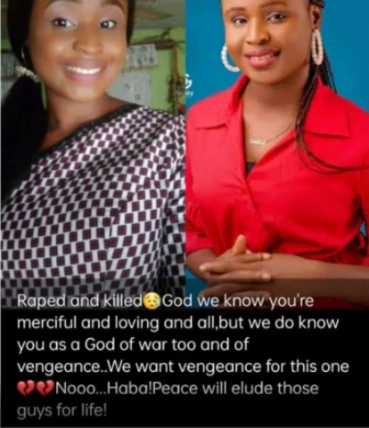 Online Vendor, Joy Ogochukwu Allegedly Raped To Death By Male Customer In Benue