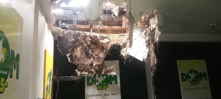 NPP’s Chairman Radio Station Burnt Into Ashes - Photos. 55