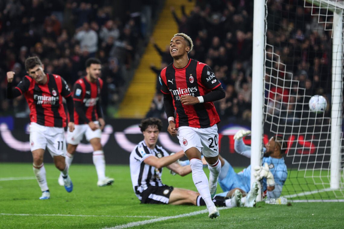 Milan winger Omari Hutchinson