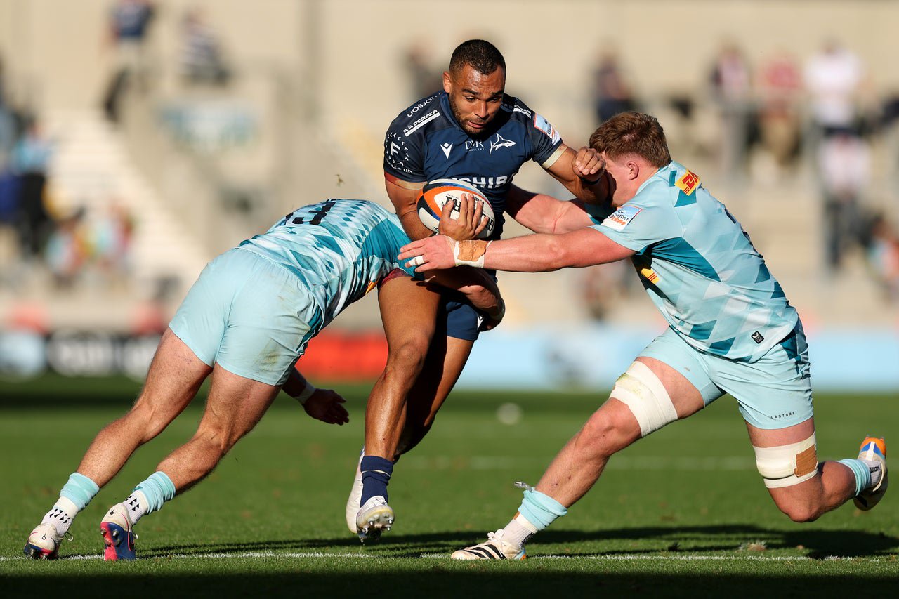 Joe Marchant made his return to English rugby with Sale Sharks this summer (Getty)