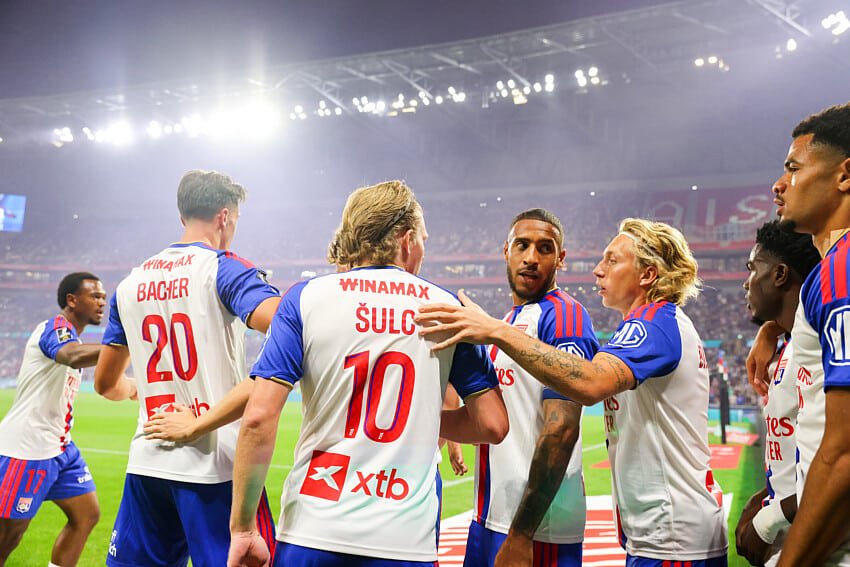 Les joueurs de l'OL