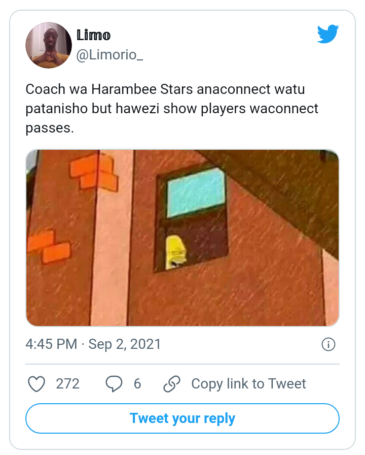 KOT frustrated by Harambee Stars performance - Opera News