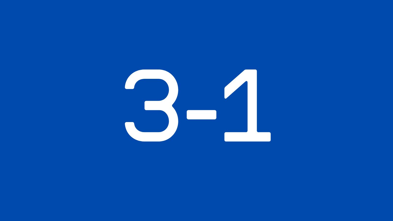 3-1 Spurs