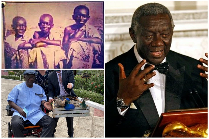 Throwback photo of Ex-President Kufuor and his brothers surfaces