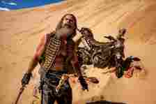 Chris Hemsworth as Dementus in <i>Furiosa: A Mad Max Saga</i> <span class="copyright">Jasin Boland—Warner Bros.</span>