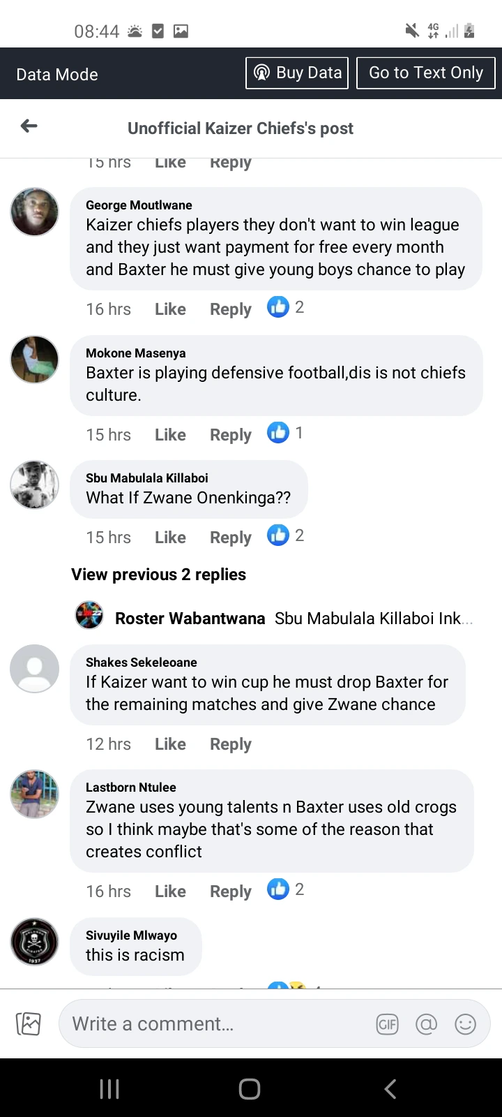 Tension Between Arthur Zwane and Stuart Baxter? What Happening