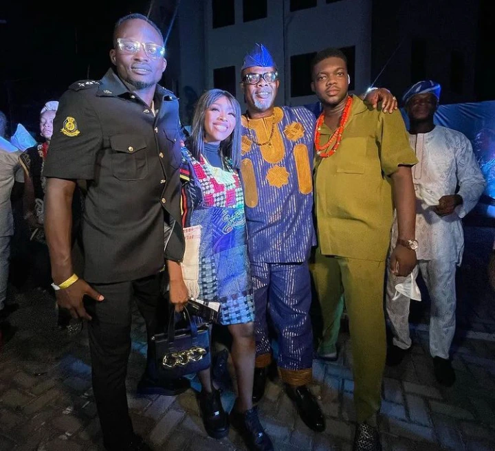 Celebrities Rock Different Native Outfits To Femi Adebayo’s Movie Premiere In Lagos (Photos)
