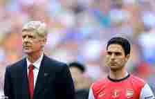 Former midfielder Arteta played 150 games for Arsenal under Wenger between 2011 and 2016