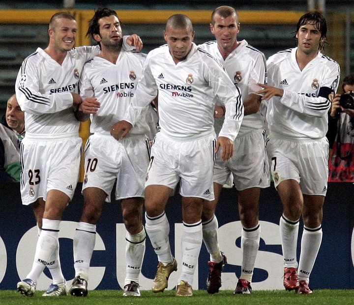 Real Madrid's squad was referred to as the 'Galacticos' during Beckham's time at the club