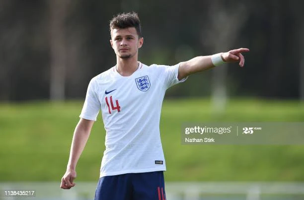 George McEachran in England squard