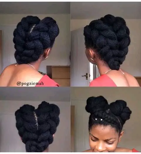 Beautiful ways you can wrap natural hair to look stunning (photos)