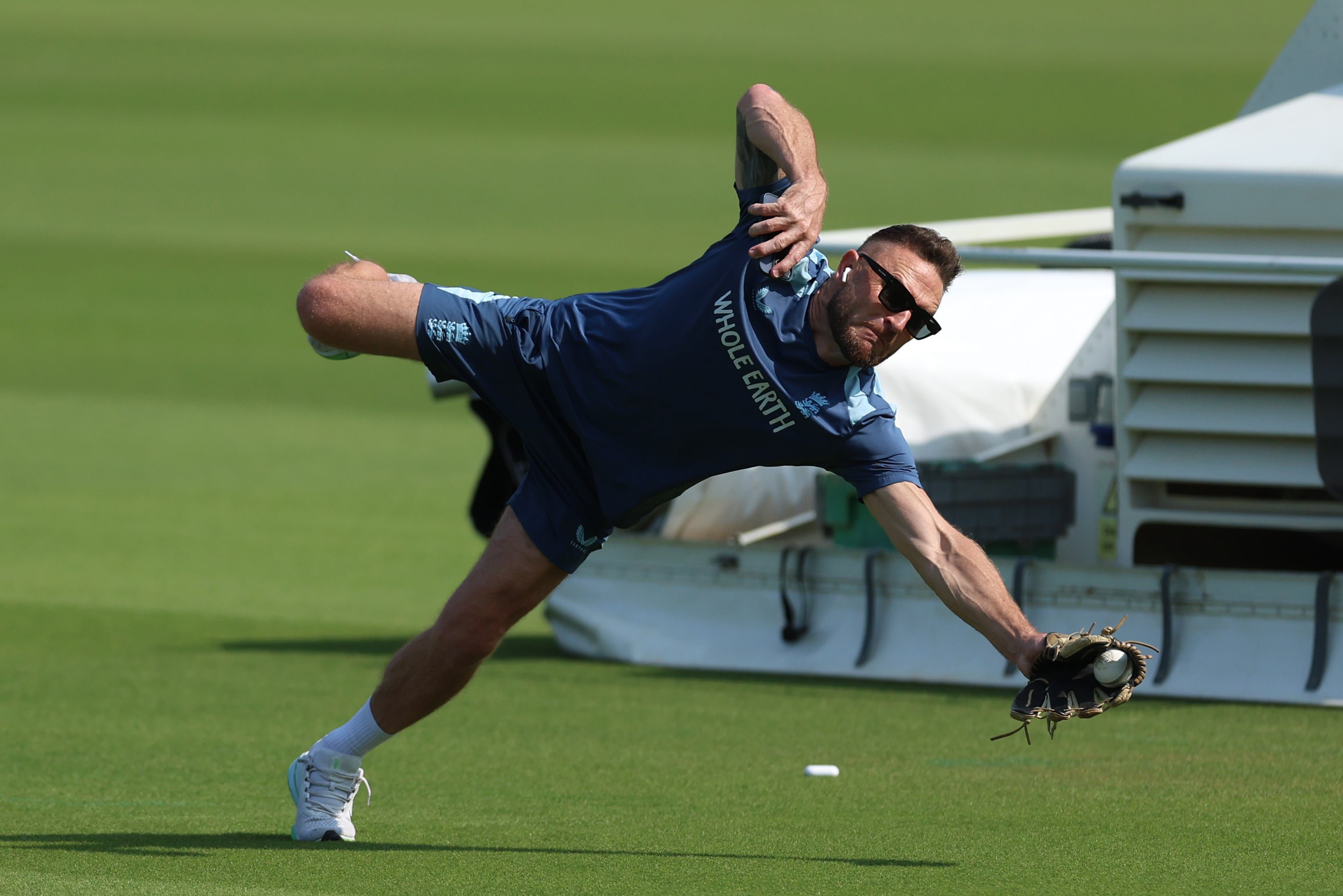 England head coach Brendon McCullum during a nets session at Lord’s, London. Picture date: Saturday July 18, 2026.
