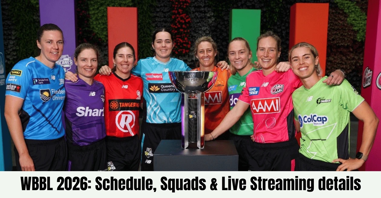 WBBL 2026 Full Schedule and Squads: Fixtures, Match Time, Teams & Country-Wise Live Streaming details