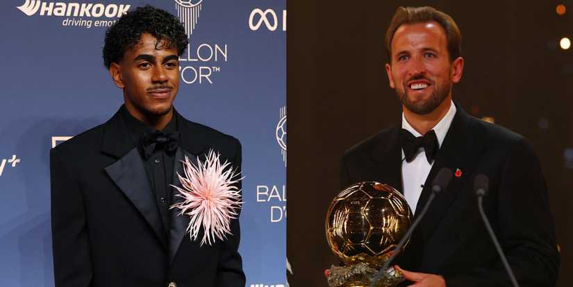 Lamine Yamal and Harry Kane