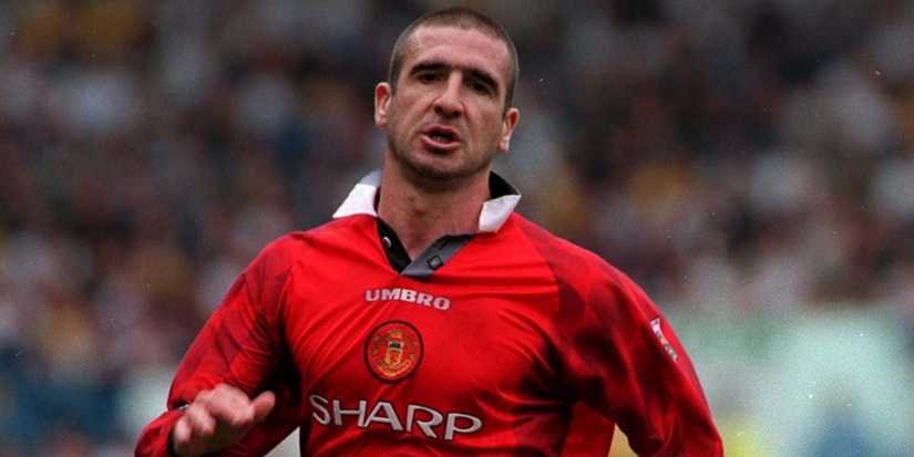 Eric Cantona in 1996 for Manchester Utd
