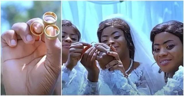 Luwizo  and his wives, Natalie, Nadege and Natasha