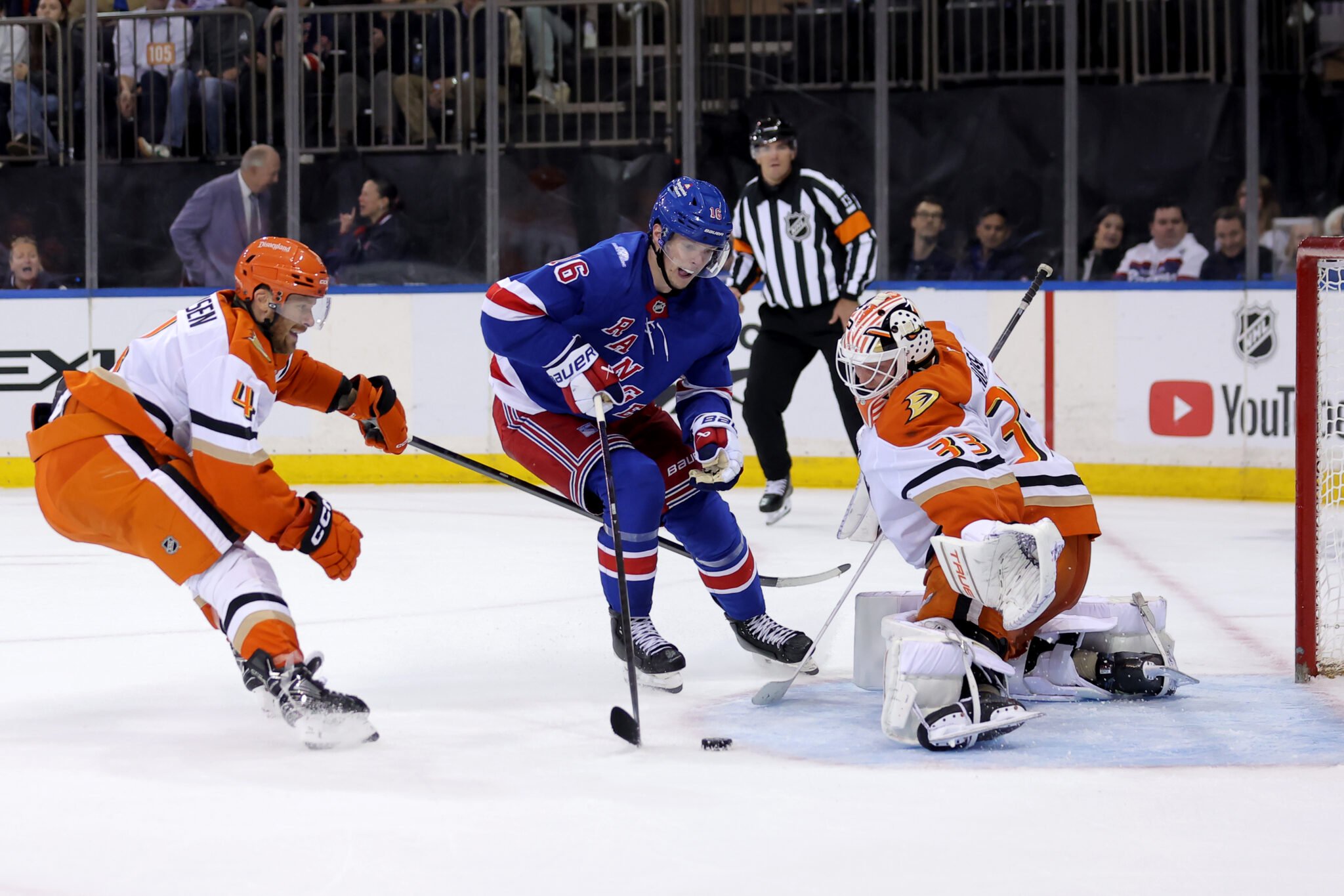NHL: Anaheim Ducks at New York Rangers