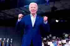 PHOTO: President Joe Biden walks on stage to speak at a campaign rally, the day after the debate with Republican presidential candidate former President Donald Trump, on June 28, 2024, in Raleigh, N.C. 