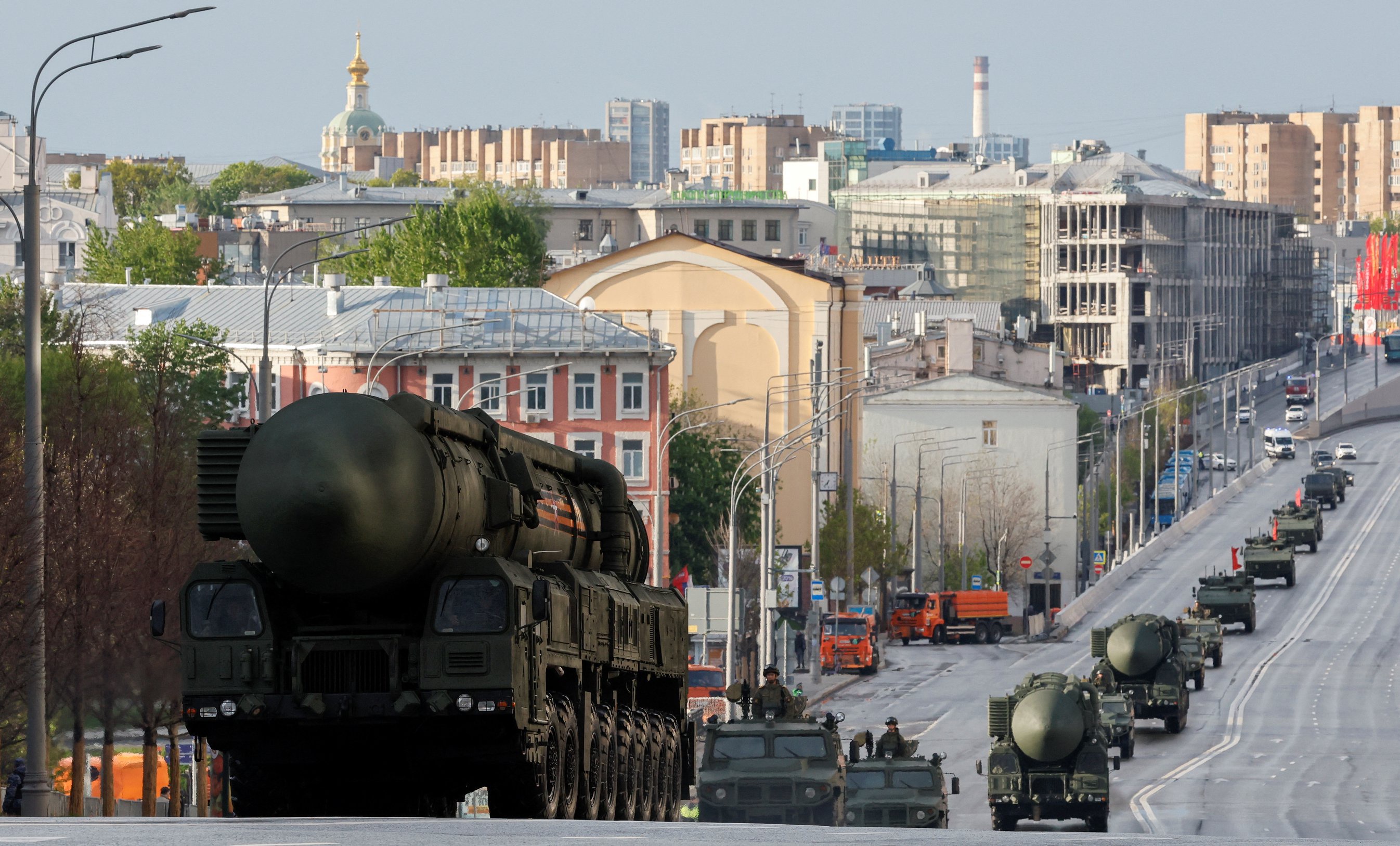 The May 9 events marks the anniversary of the victory over Nazi Germany in World War 2 - a symbol of huge national pride