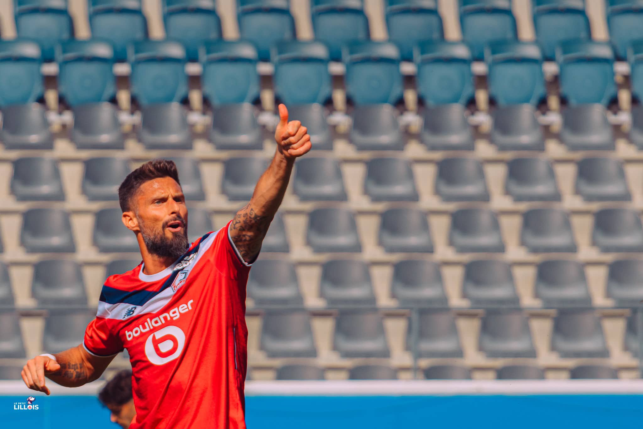 Olivier Giroud, attaquant du LOSC.