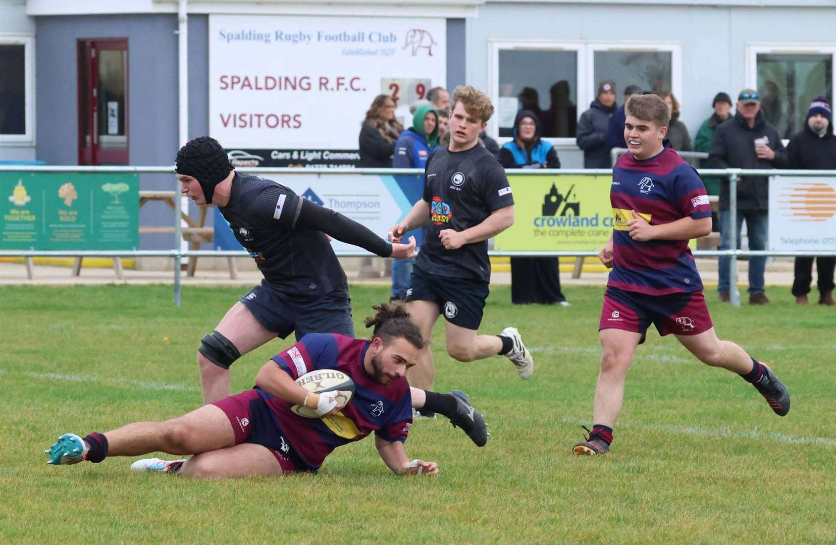 Second team action from Spalding's home win over Kesteven. Photo: Sarah Bartlett
