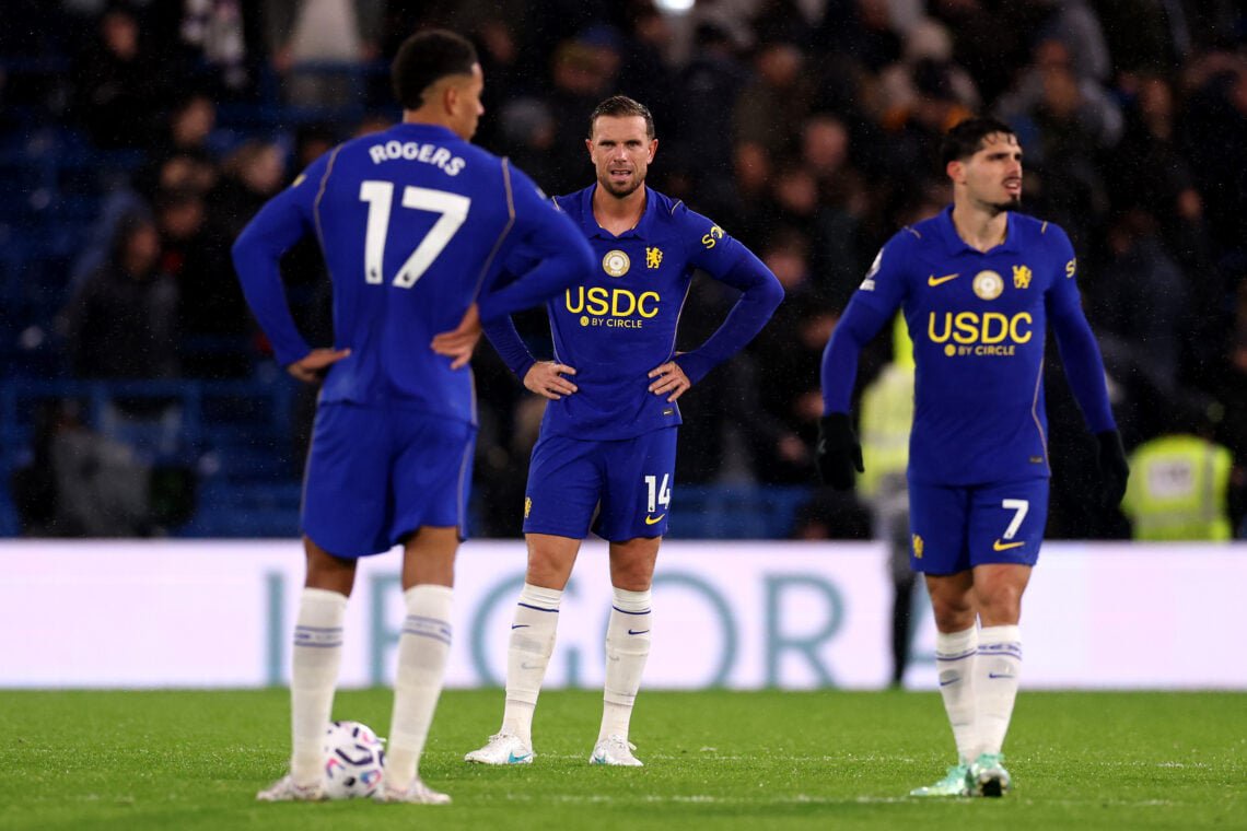 Jordan Henderson of Chelsea reacts