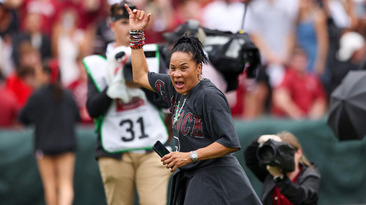 South Carolina women’s basketball coach Dawn Staley