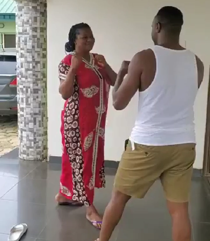 See Funny photos of Femi Adebayo with Toyin Abraham, Mide Martins, Funke Akindele and other actors