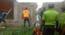 Flood: Lagos govt demolishes OPC shrines, gates, fences, security post in Okota