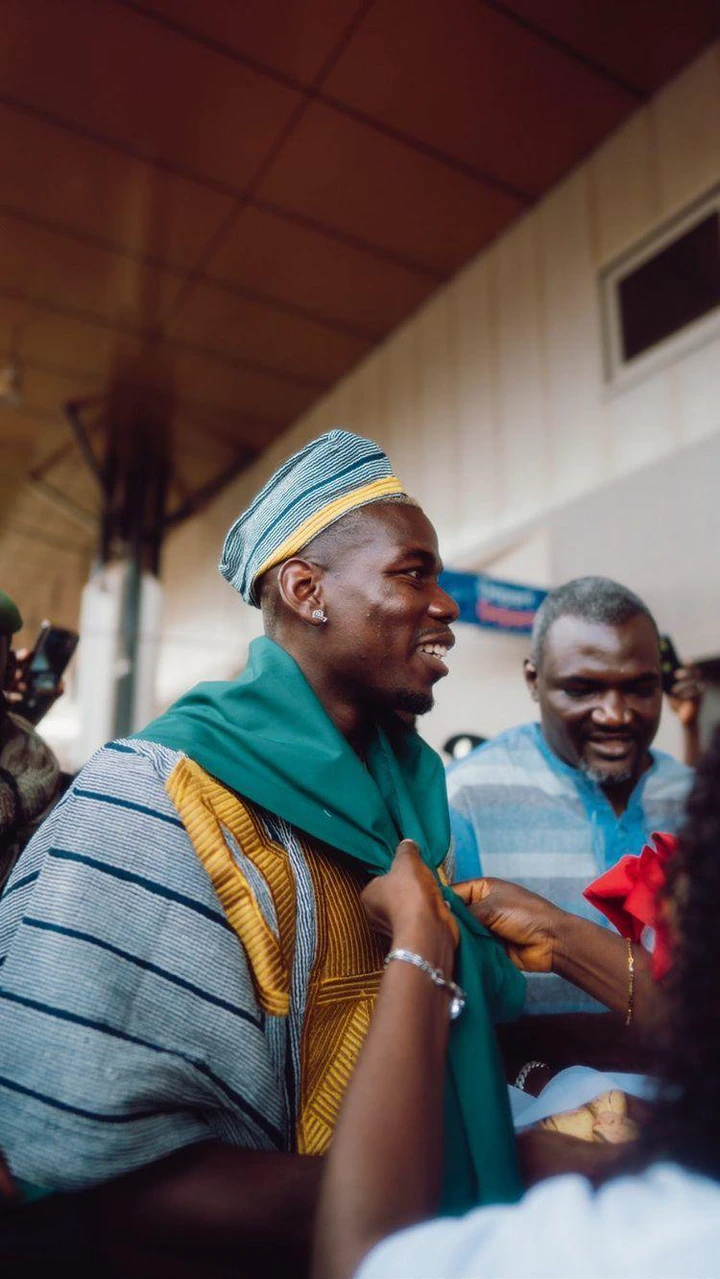 Paul Pogba treated like a hero in Guinea [Photos/Video]