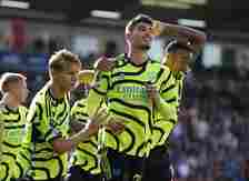 Havertz sheepishly celebrated scoring his 'sympathy' penalty against Bournemouth