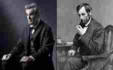Daniel Day-Lewis in 'Lincoln'; Abraham Lincoln