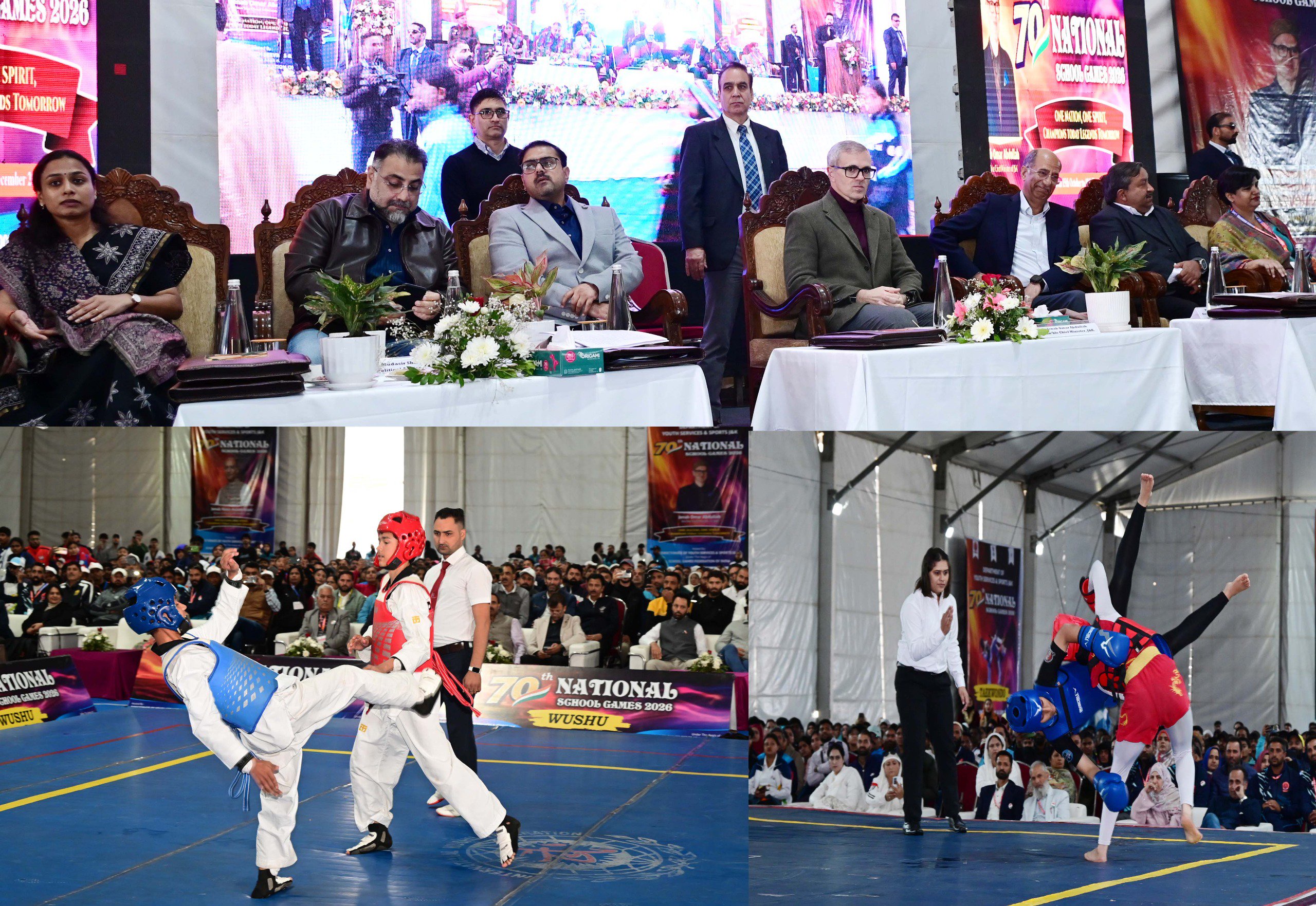 CM Omar Abdullah inaugurates 70th National School Games in Ganderbal 15 2