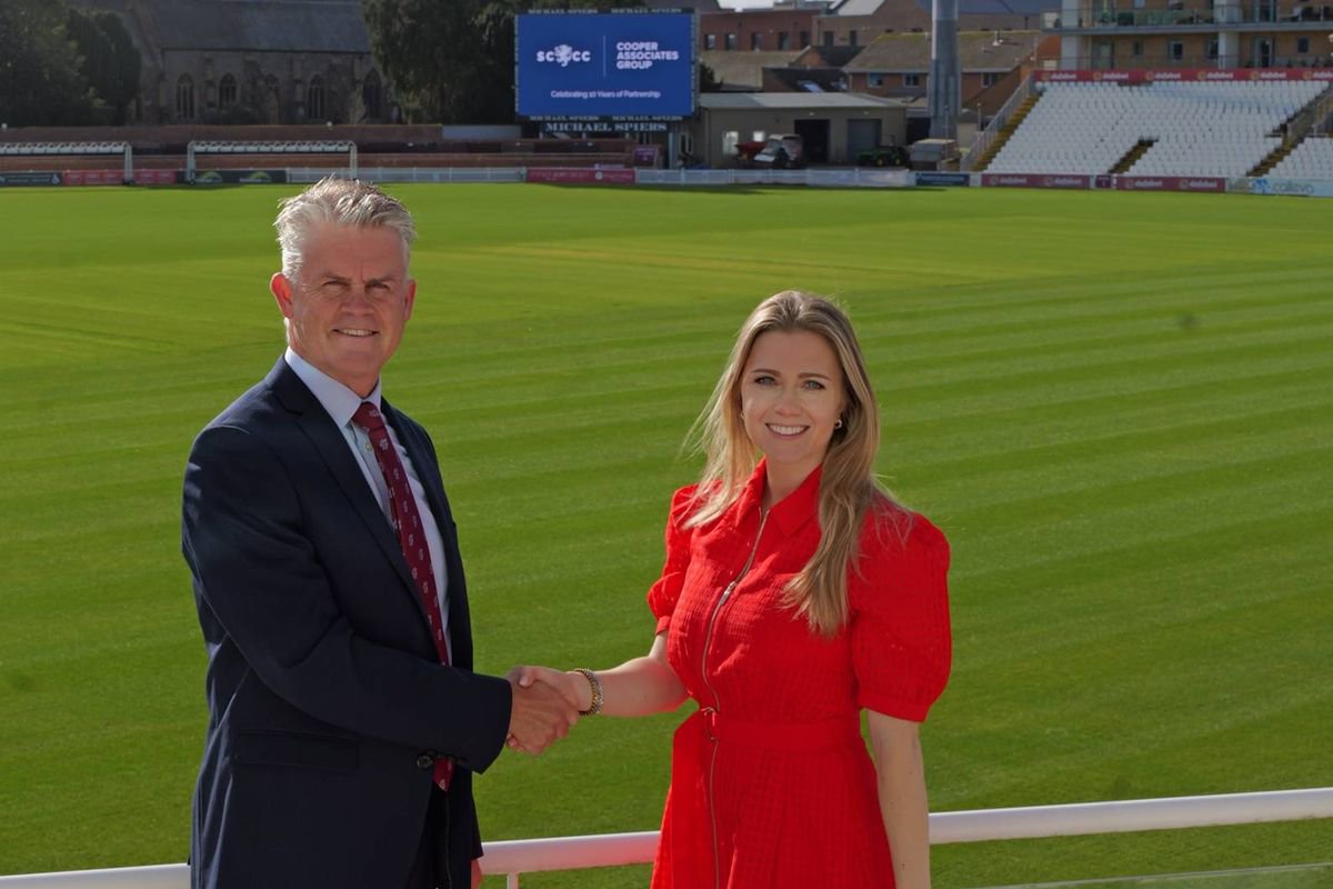 Somerset County Cricket Club has signed an extended deal with Cooper Associates Group