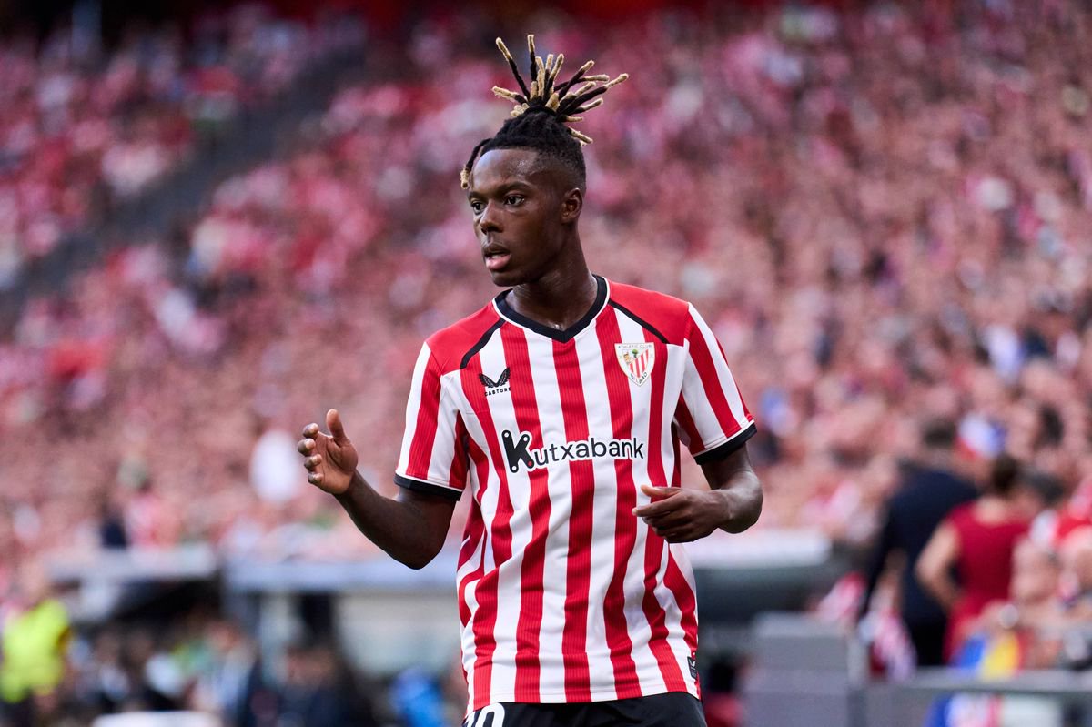 Nico Williams playing for Athletic Club