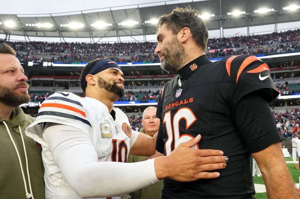 Joe Flacco has offered to pay Caleb Williams' fines as he wears Caddix cleats