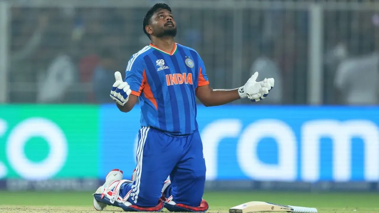  Sanju Samson said sorry to Rohit Sharma. Photograph: (BCCI/X) 