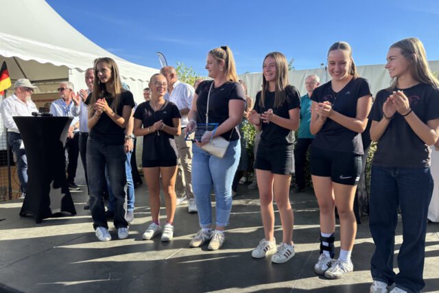 L’équipe 1 de l’ALC gymnastique rythmique. (© Ville de Châteaubriant)