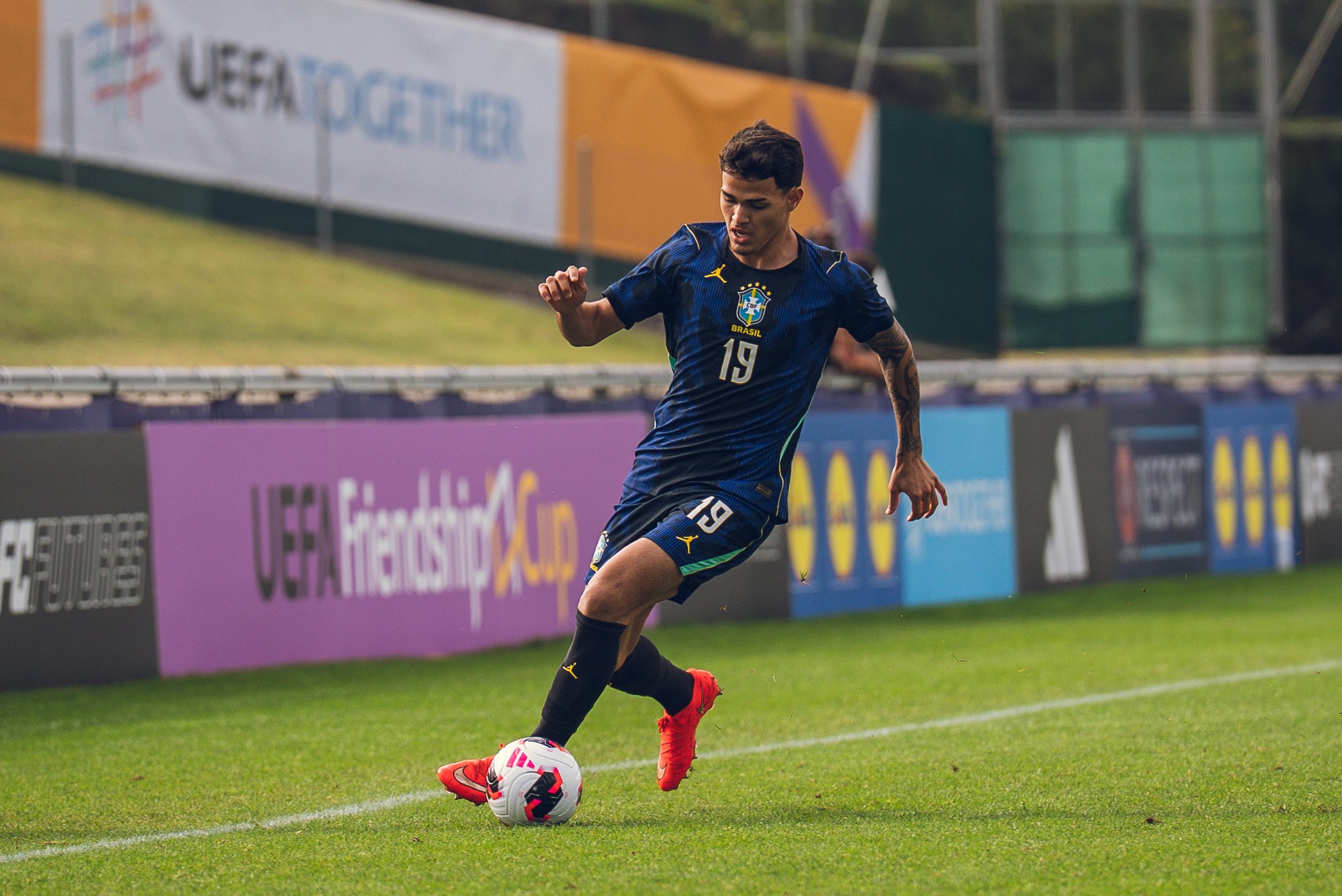 Natural de Assú, o atacante Lucas Emanuel defenderá o Brasil na Copa do Mundo Sub-17. Foto: Fabio Souza/CBF