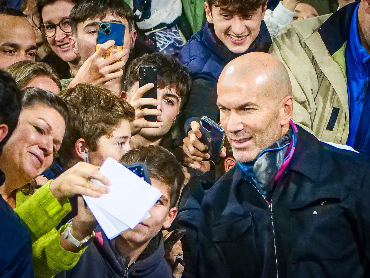 Zinédine Zidane était bien présent pour le Match des légendes à Bayonne, mardi soir. Mais il n’a pas joué.