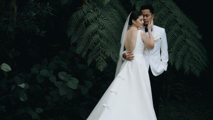 Potret Ginting dan Mitzi melangsungkan upacara pernikahan di kawasan, Bogor, Jawa Barat, Sabtu (26/10/2024).