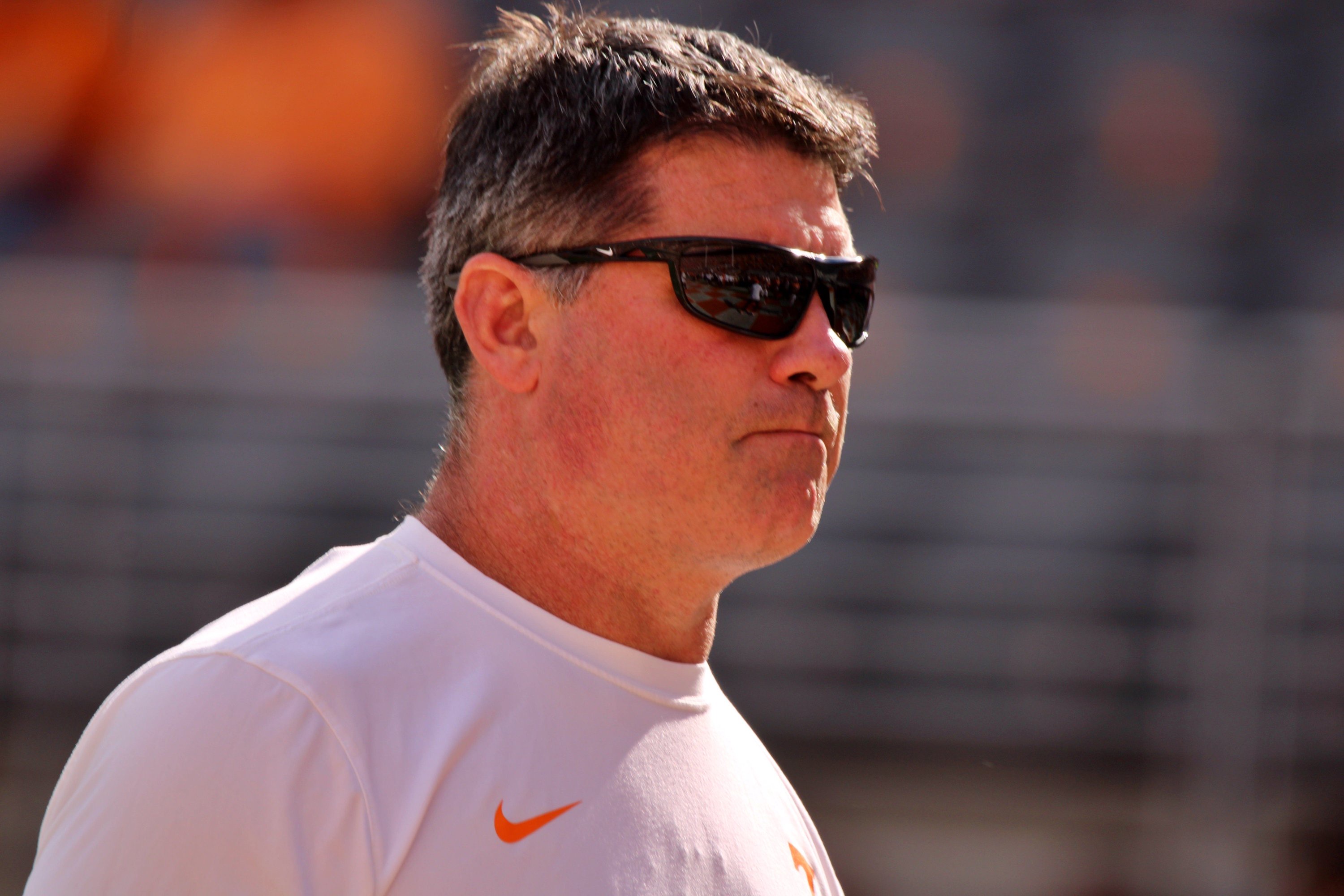 Seth Littrell. Tennessee Volunteers versus Arkansas Razorbacks football at Neyland Stadium on Oct. 11, 2025.