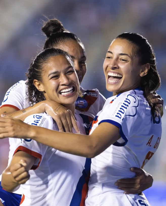 Bahia vence o São Paulo p e larga na frente nas quartas de final da Copa do Brasil Feminina