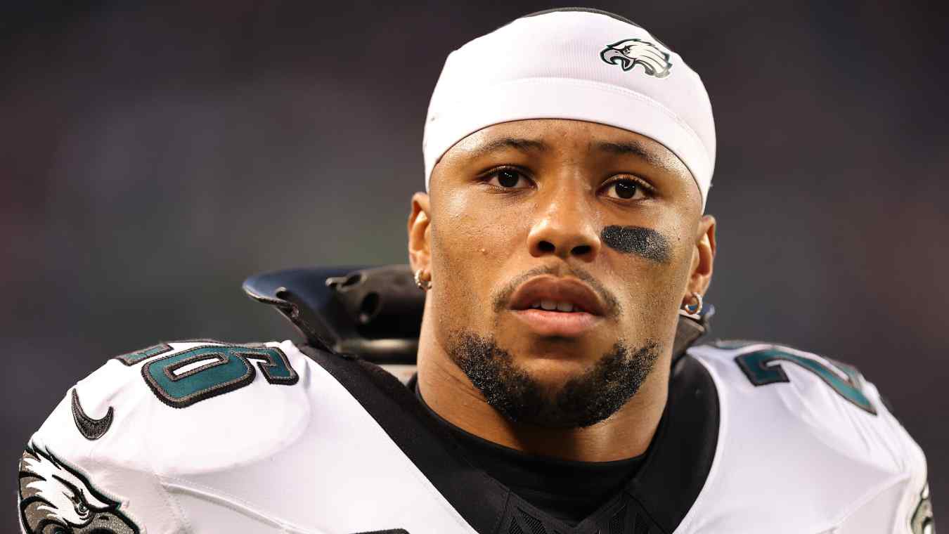 New York Giants Saquon Barkley Cam Skattebo