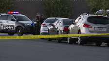 A woman is dead following a shooting after what police believe started as a fight between a boyfriend and girlfriend at an apartment complex in the southwest Las Vegas valley.