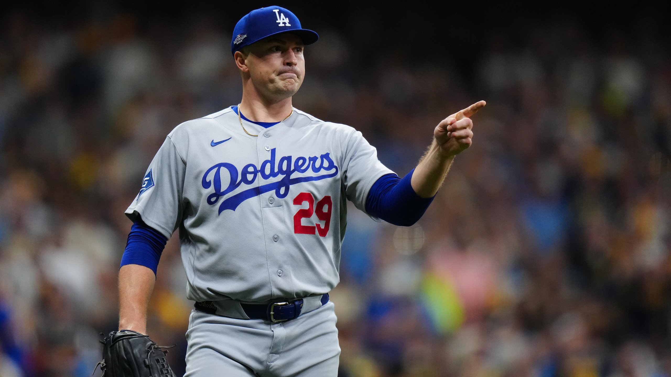 Championship Series - Los Angeles Dodgers v Milwaukee Brewers - Game 1