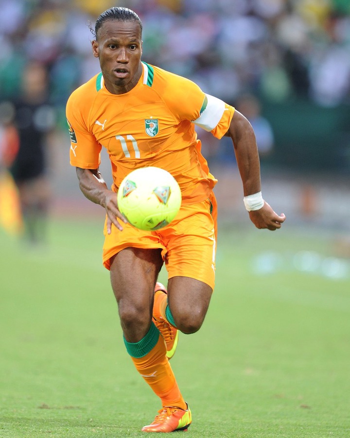 Chelsea all-time great Didier Drogba played for Shanghai Shenhua and Galatasaray in 2013 on his way to 105 Ivory Coast caps