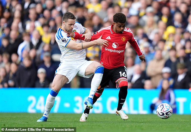 Manchester United and Leeds played out a hard-fought 1-1 draw at Elland Road on Sunday